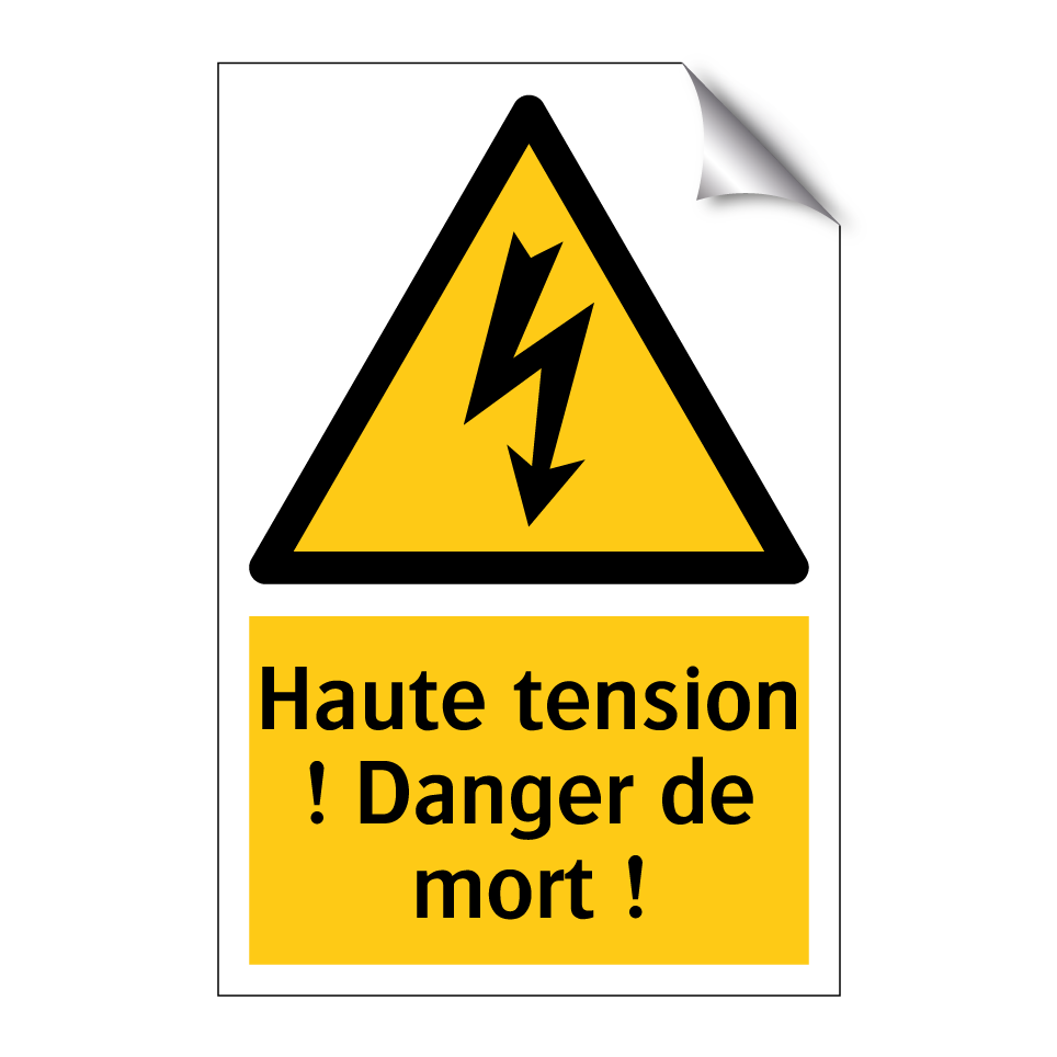 Haute tension ! Danger de mort !