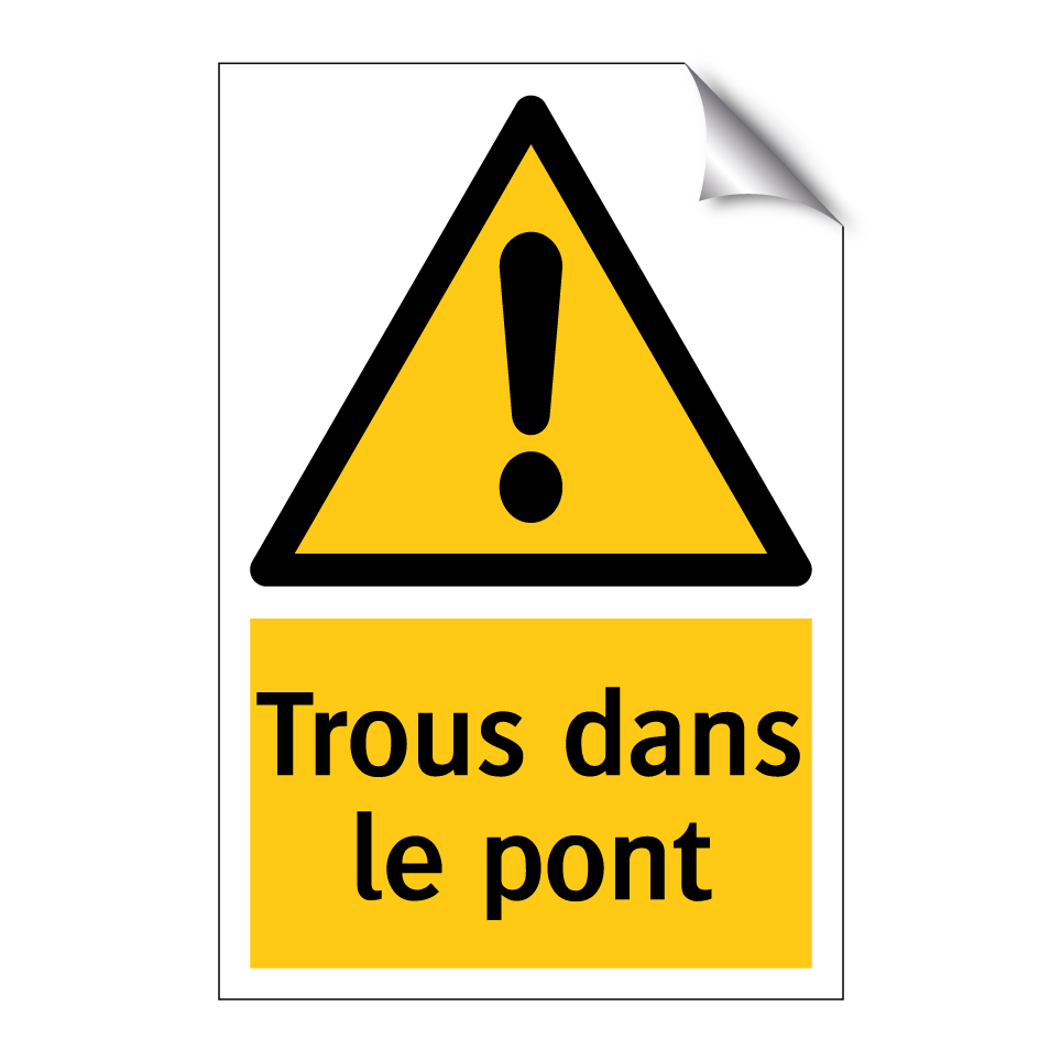 Trous dans le pont
