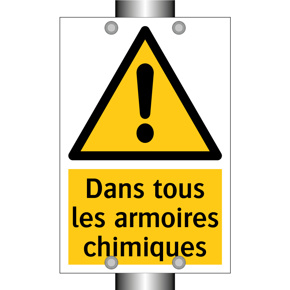 Dans tous les armoires chimiques