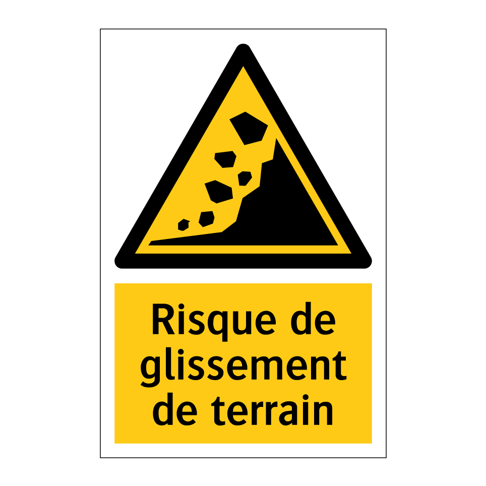 Risque de glissement de terrain