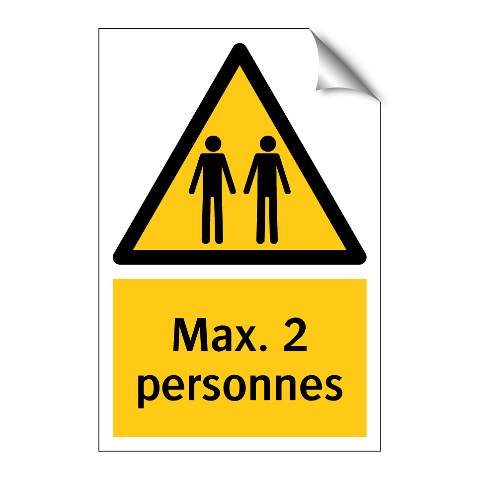 Max. 2 personnes
