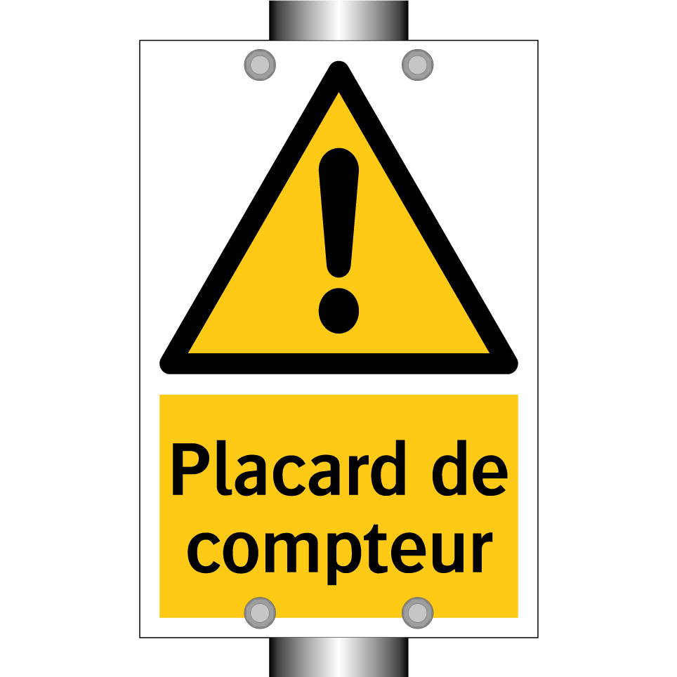 Placard de compteur