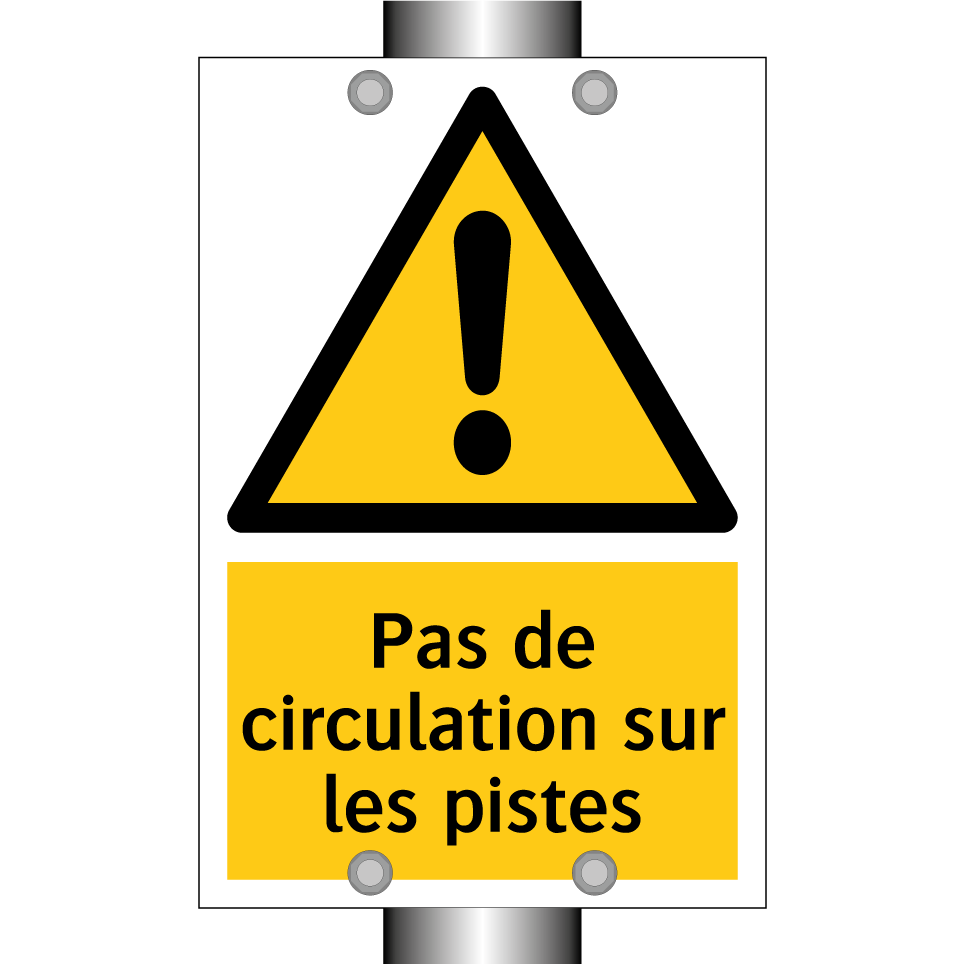 Pas de circulation sur les pistes