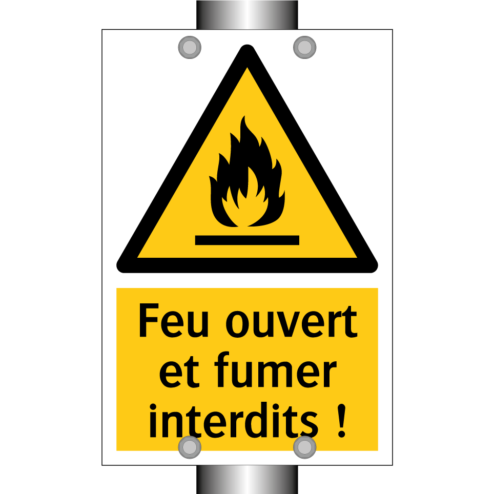 Feu ouvert et fumer interdits !