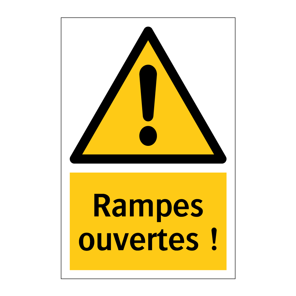 Rampes ouvertes !
