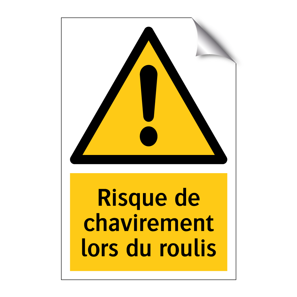 Risque de chavirement lors du roulis