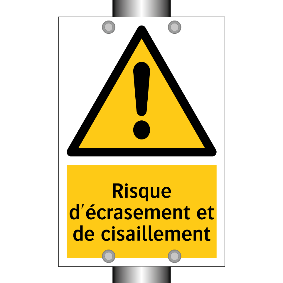 Risque d'écrasement et de cisaillement