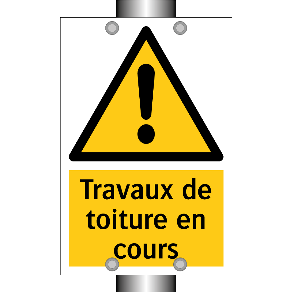 Travaux de toiture en cours