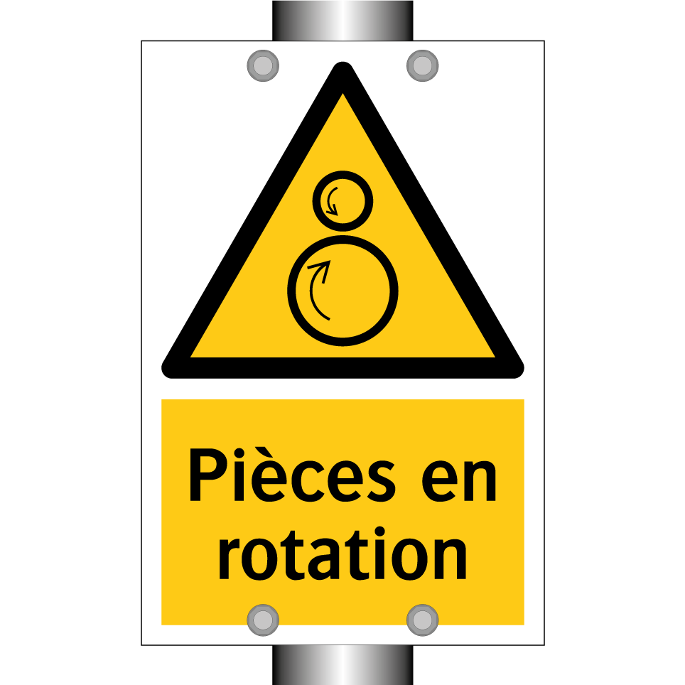 Pièces en rotation