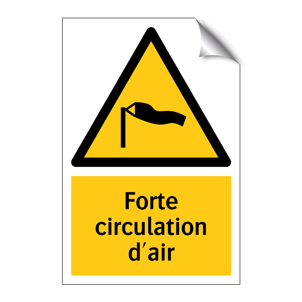 Forte circulation d'air