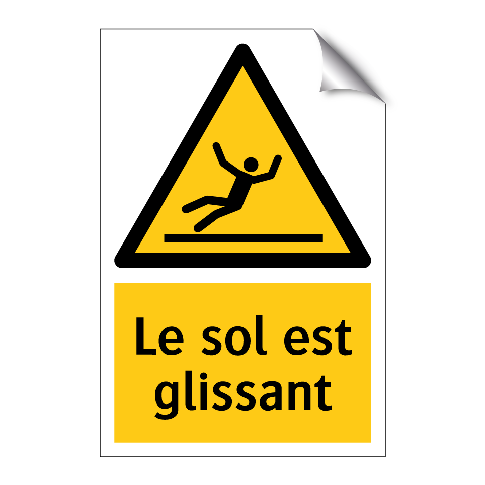 Le sol est glissant