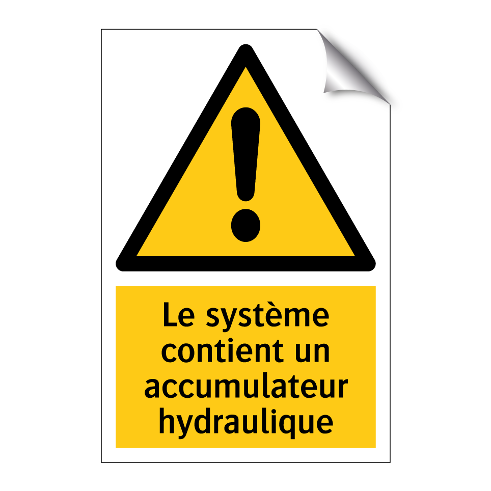 Le système contient un accumulateur hydraulique