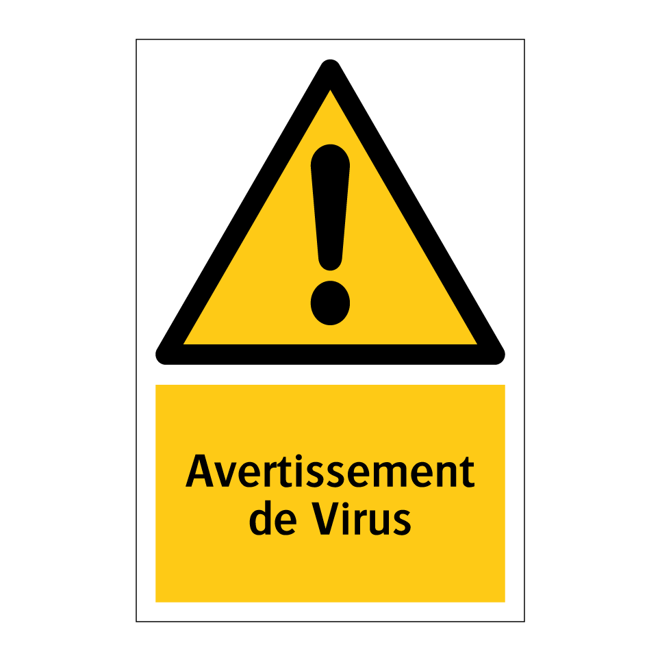 Avertissement de Virus