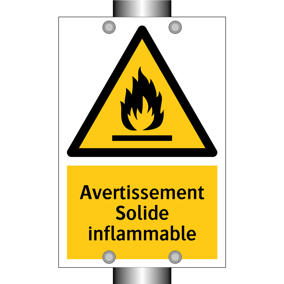 Avertissement Solide inflammable