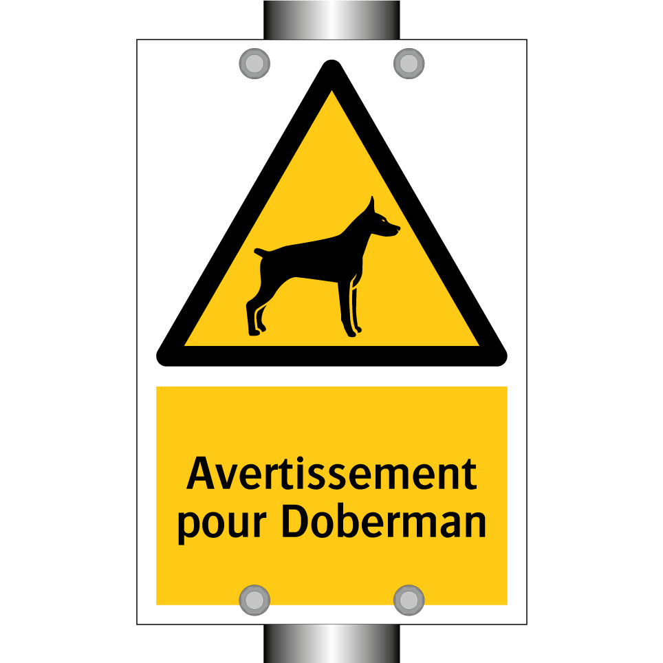 Avertissement pour Doberman
