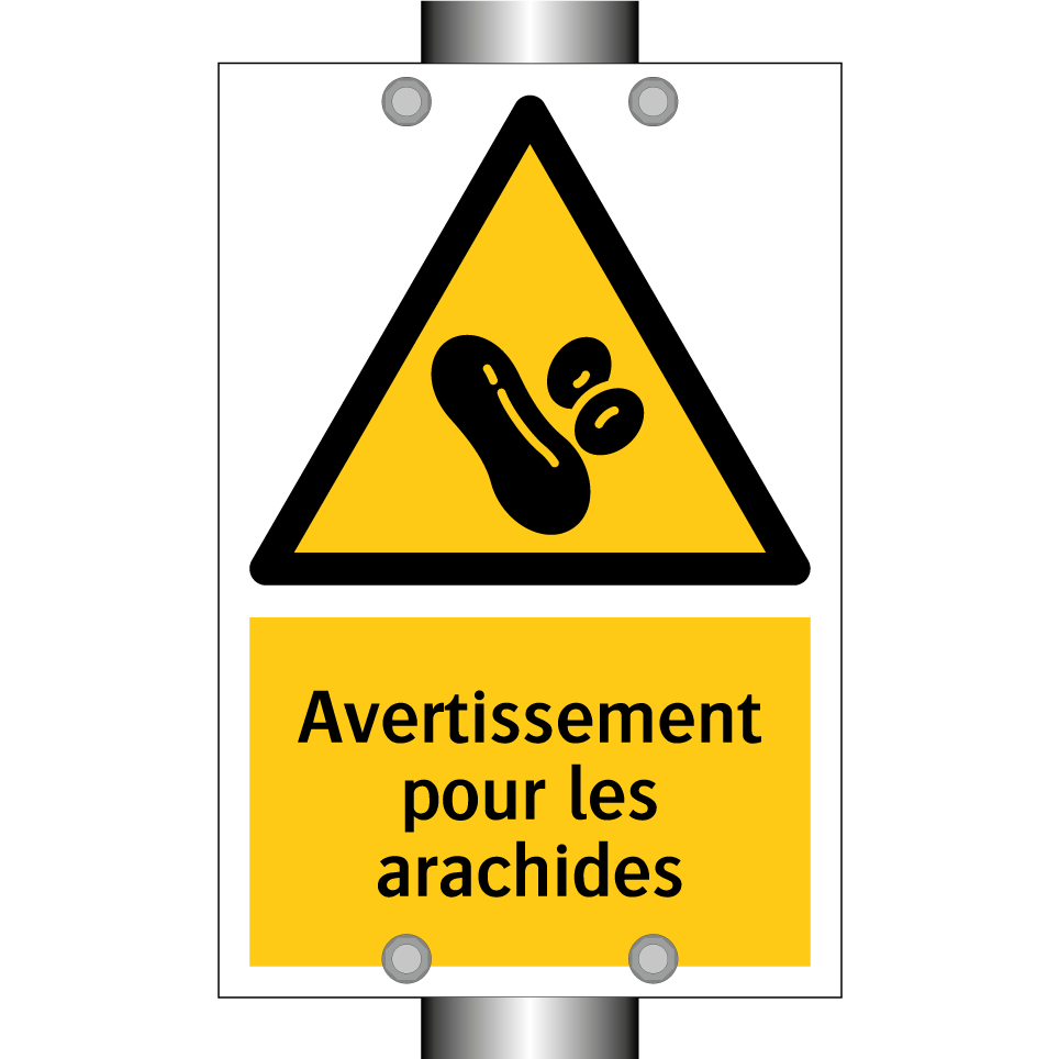 Avertissement pour les arachides