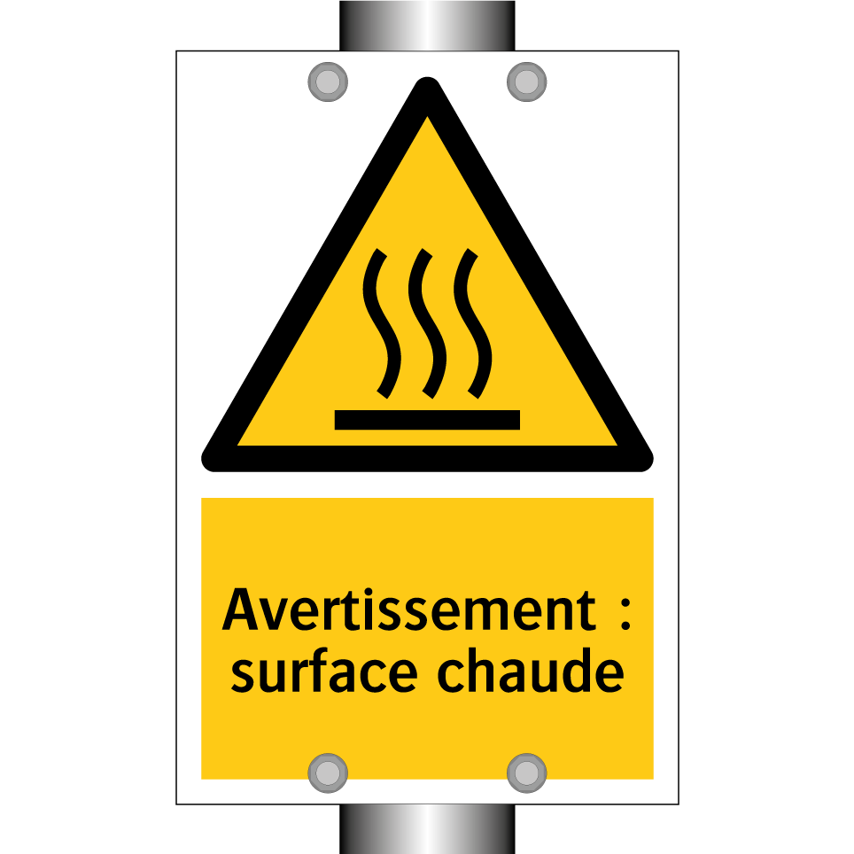 Avertissement : surface chaude