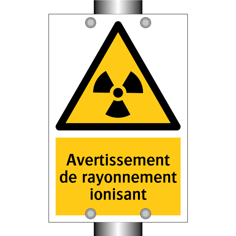 Avertissement de rayonnement ionisant