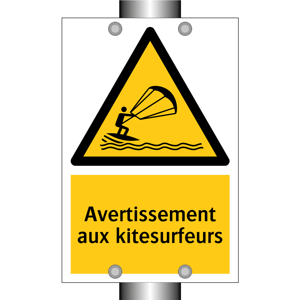 Avertissement aux kitesurfeurs