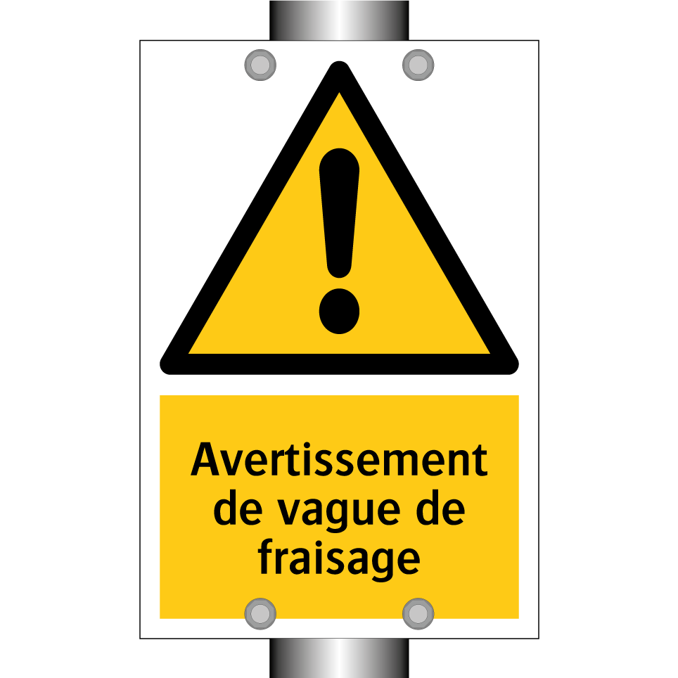 Avertissement de vague de fraisage