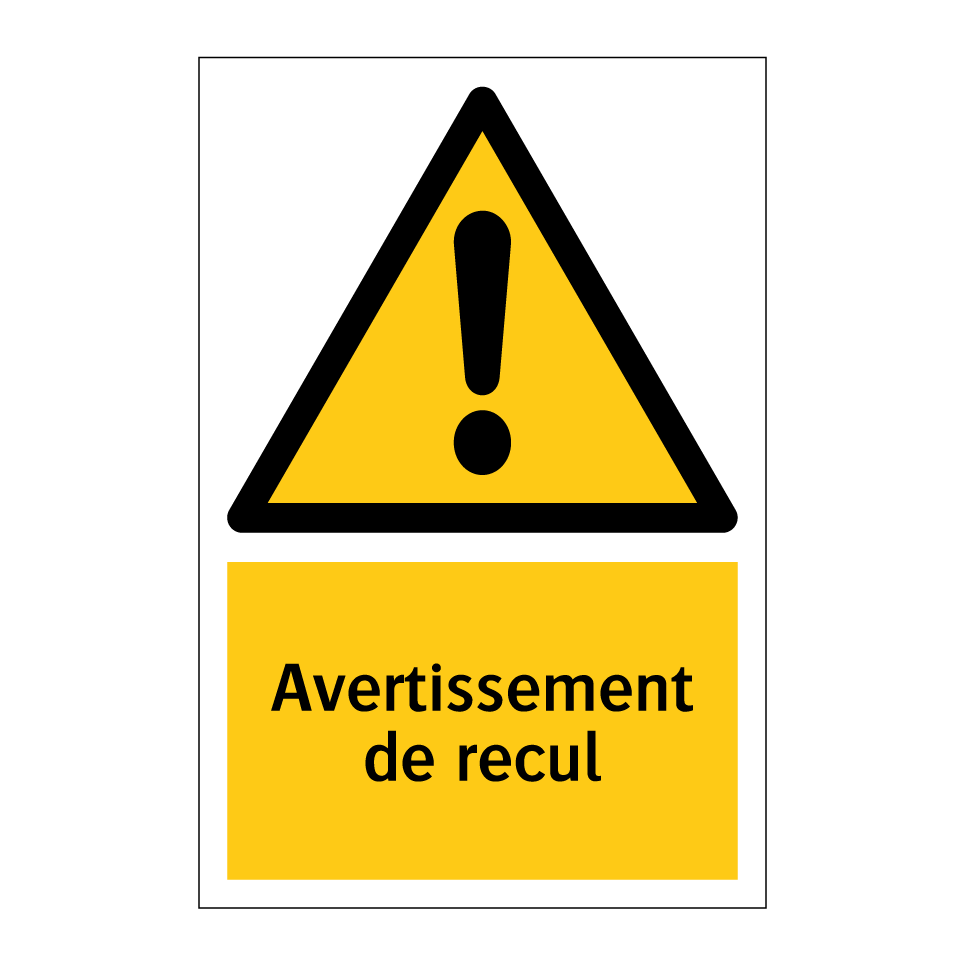 Avertissement de recul