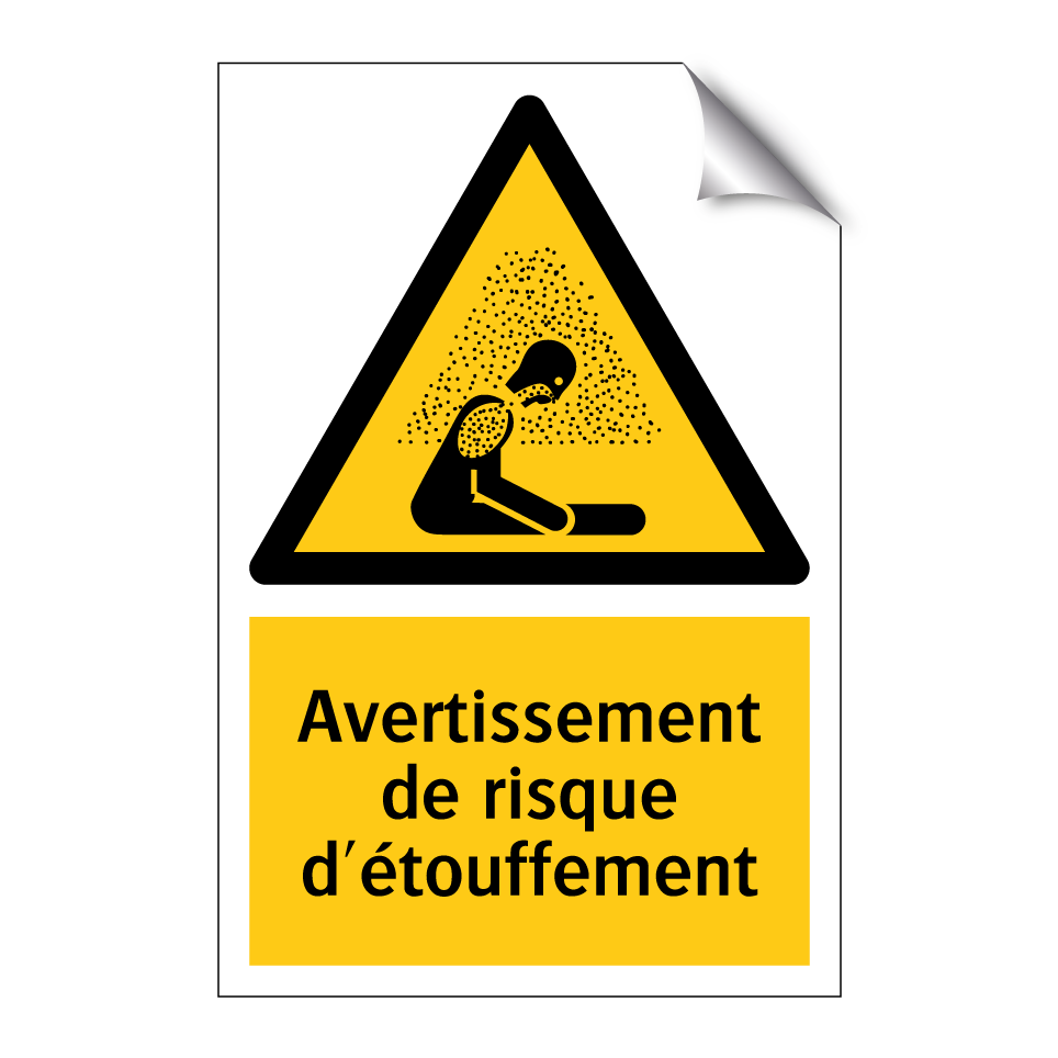 Avertissement de risque d'étouffement