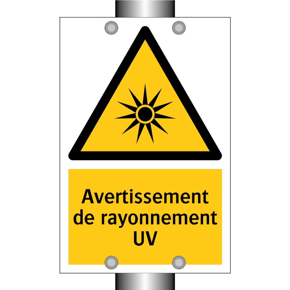 Avertissement de rayonnement UV