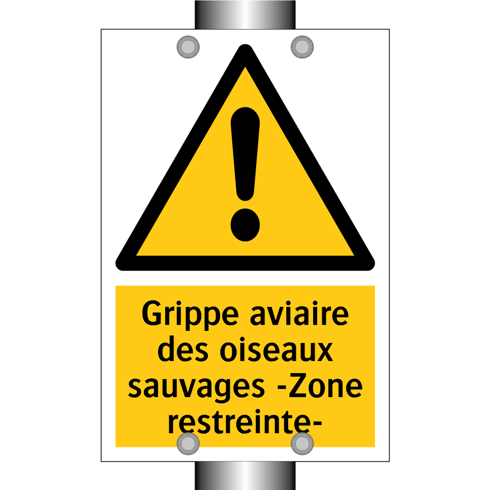 Grippe aviaire des oiseaux sauvages -Zone restreinte-