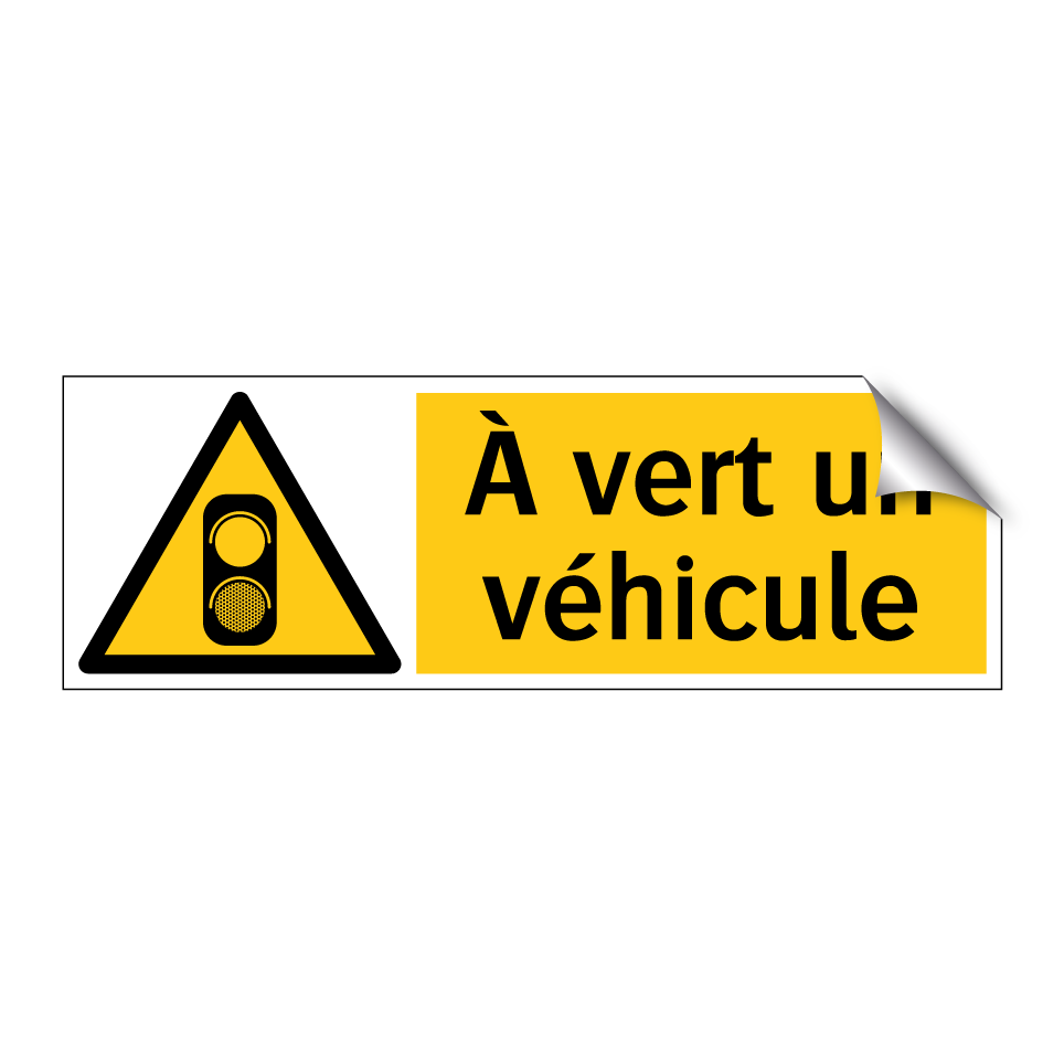 À vert un véhicule