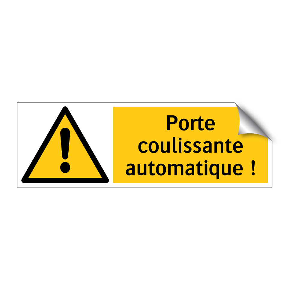 Porte coulissante automatique !
