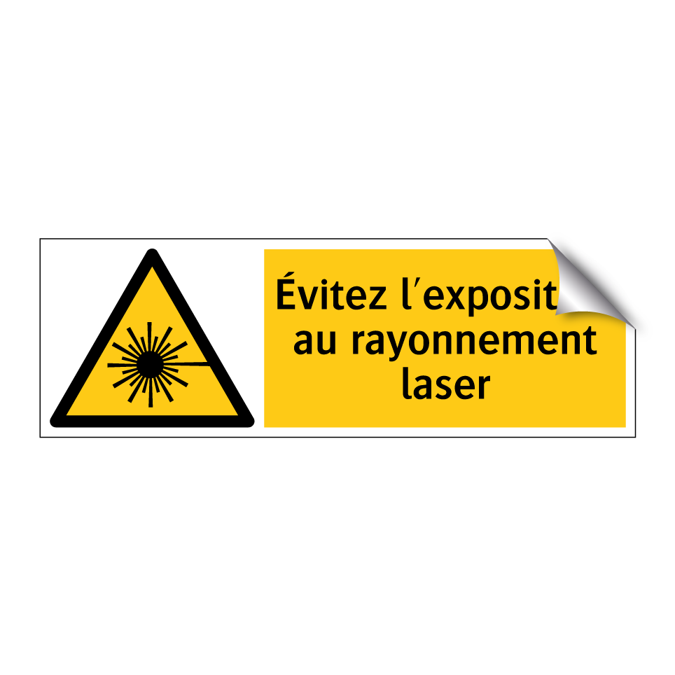 Évitez l'exposition au rayonnement laser