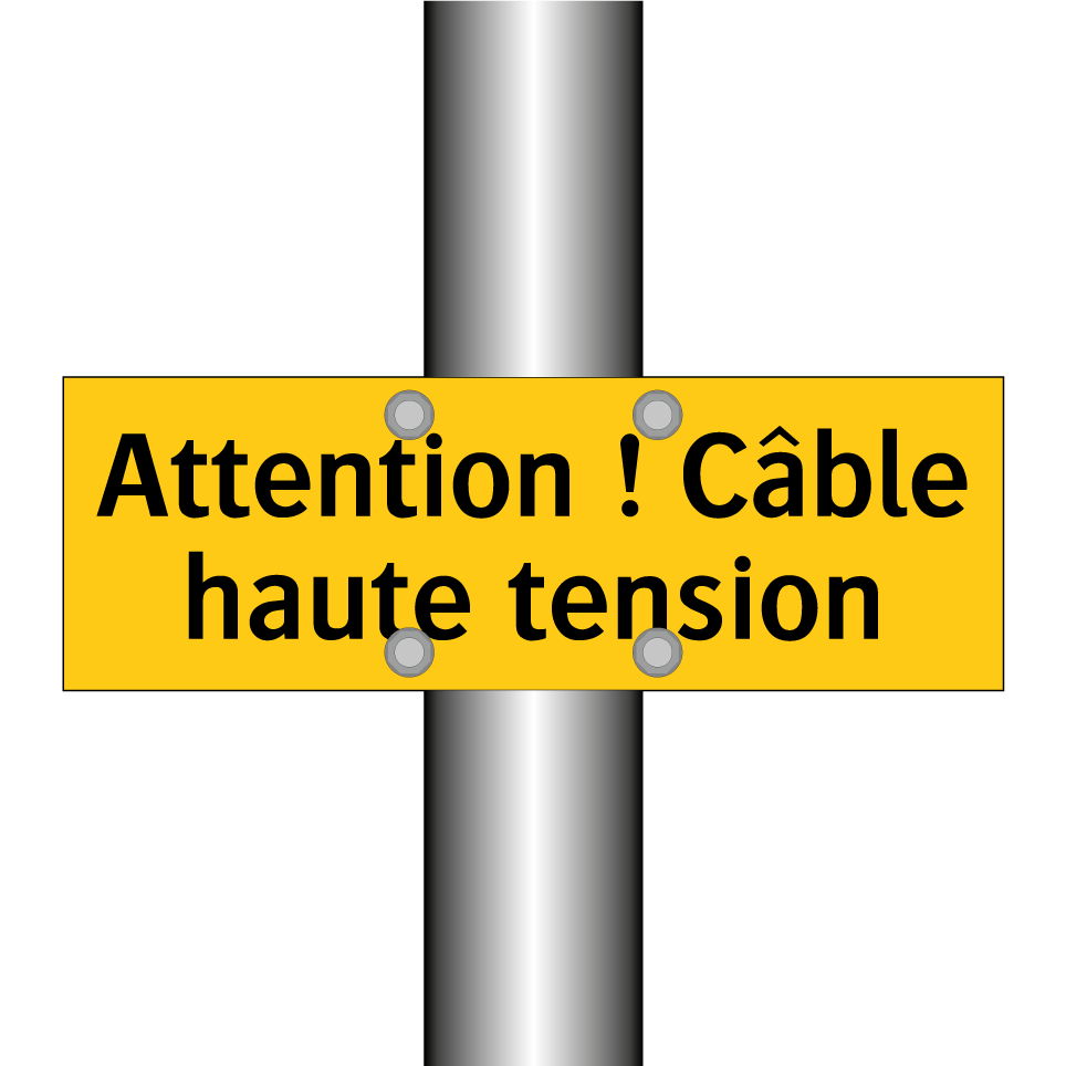 Attention ! Câble haute tension