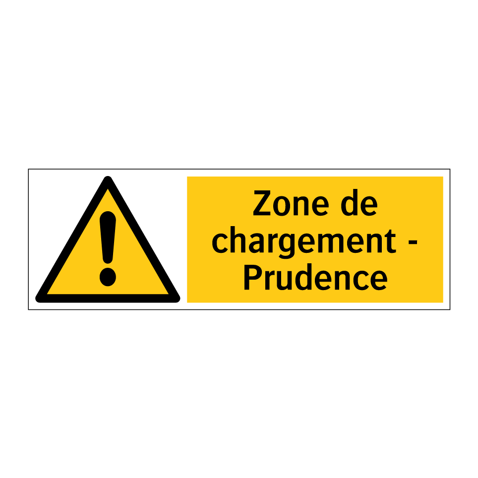 Zone de chargement - Prudence