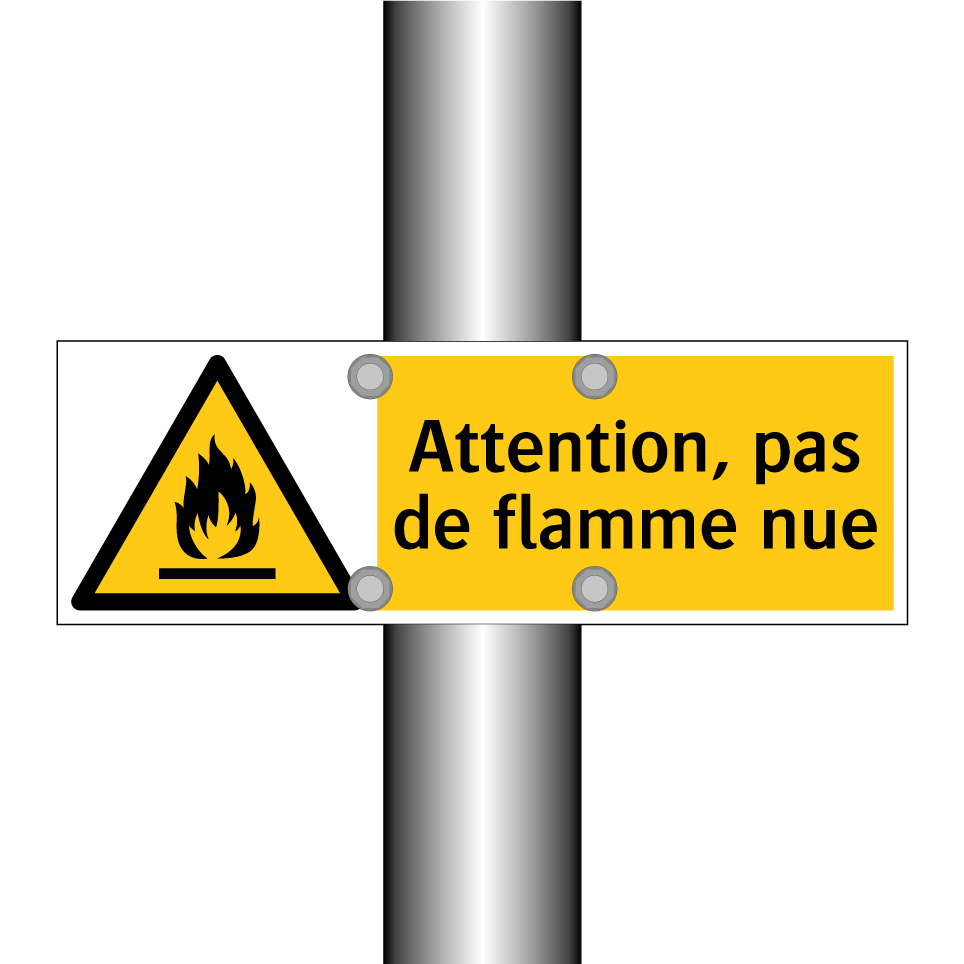Attention, pas de flamme nue