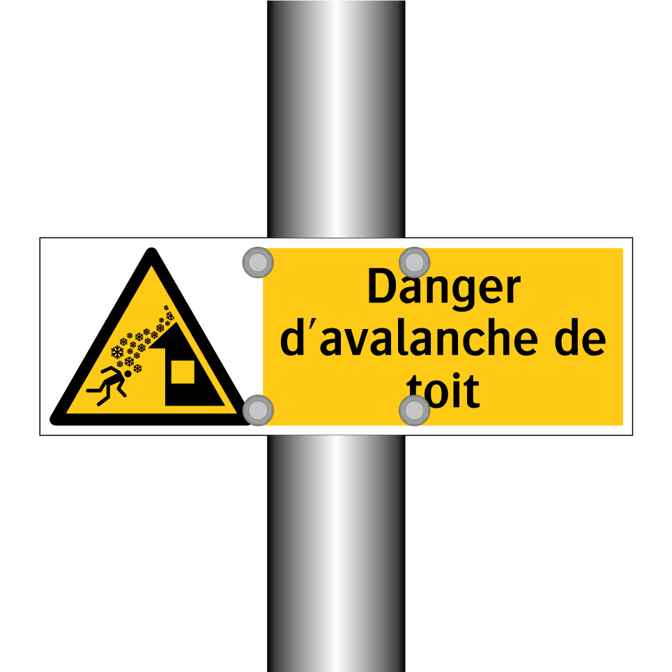 Danger d'avalanche de toit