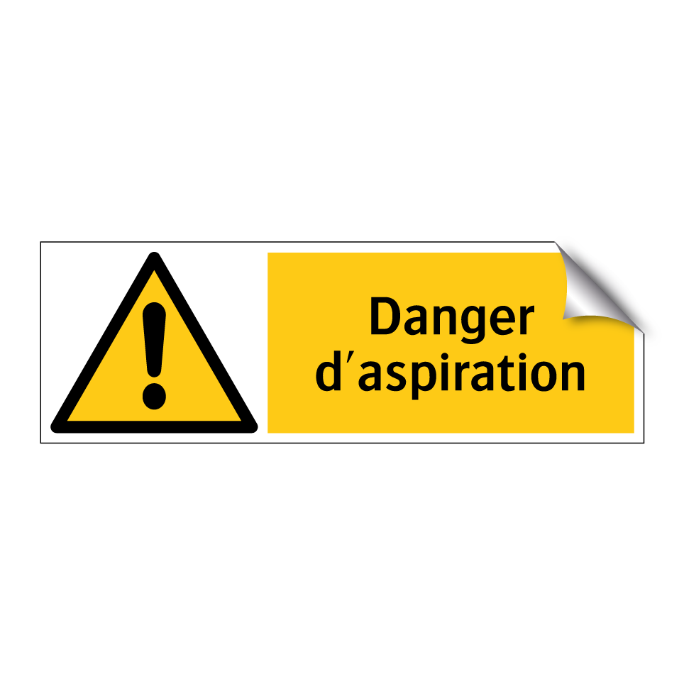 Danger d'aspiration