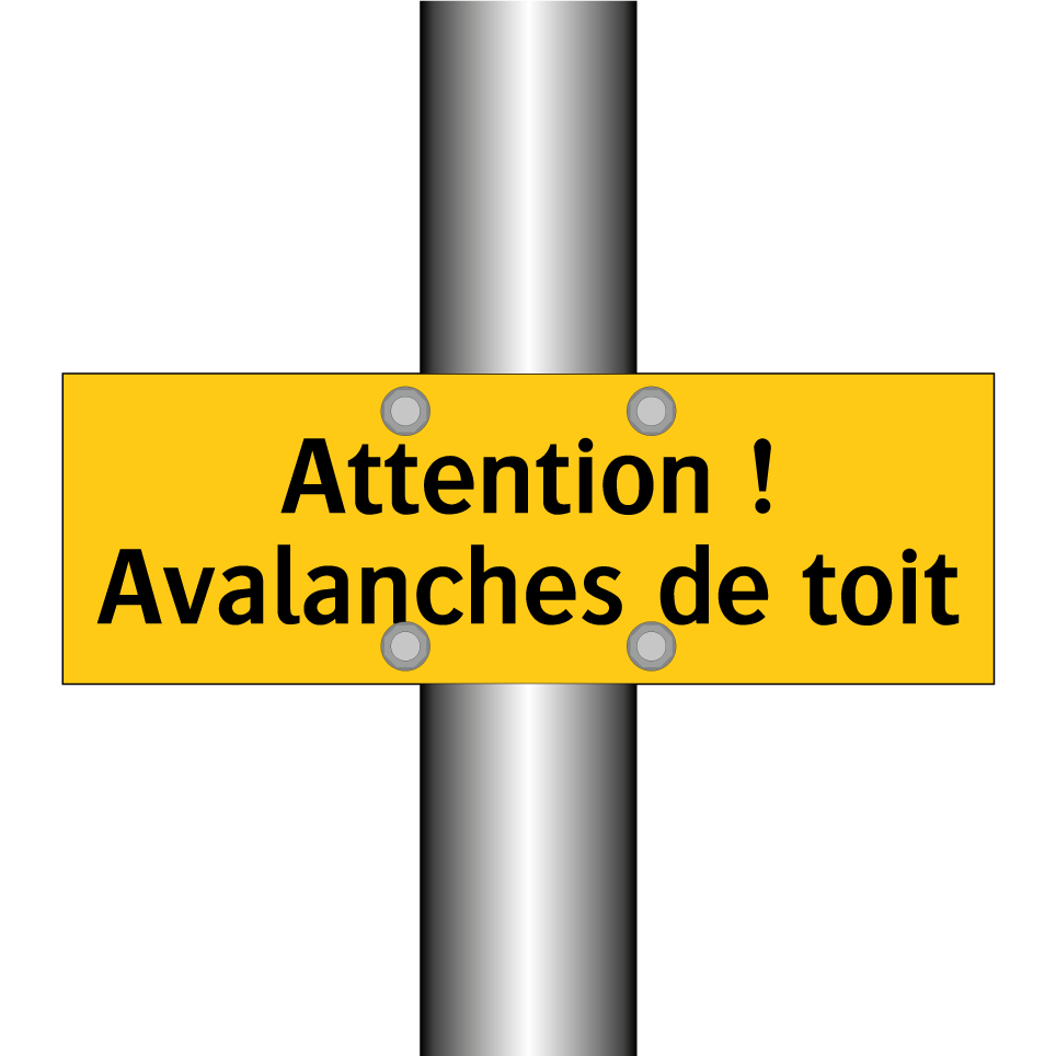 Attention ! Avalanches de toit