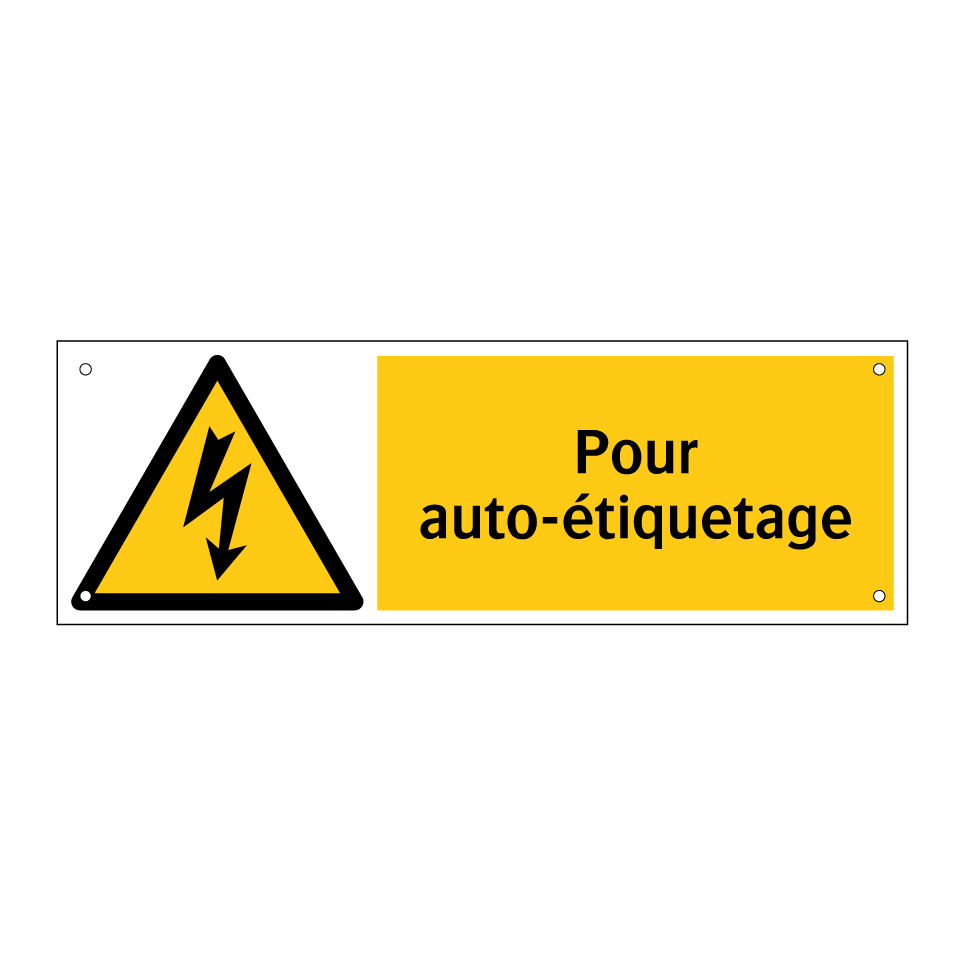 Pour auto-étiquetage