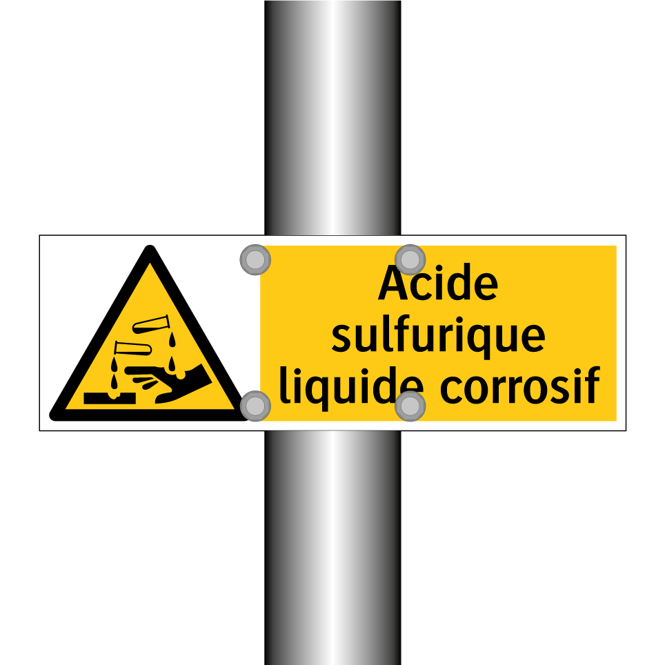 Acide sulfurique liquide corrosif