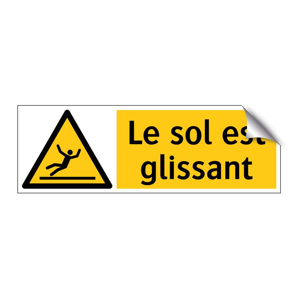 Le sol est glissant