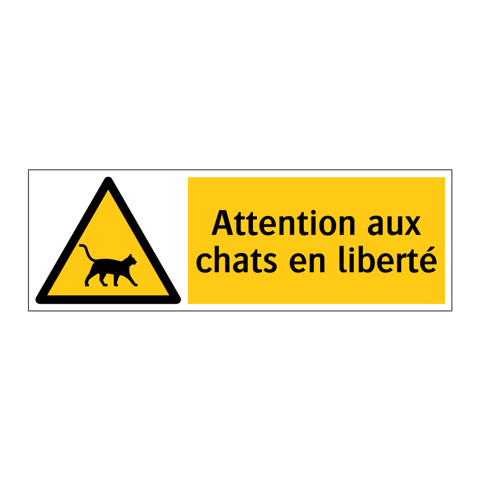 Attention aux chats en liberté