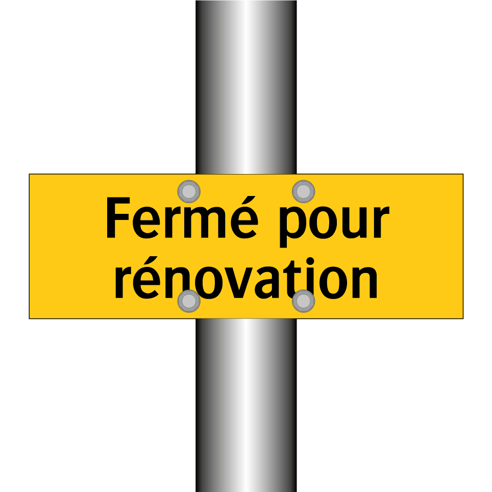 Fermé pour rénovation