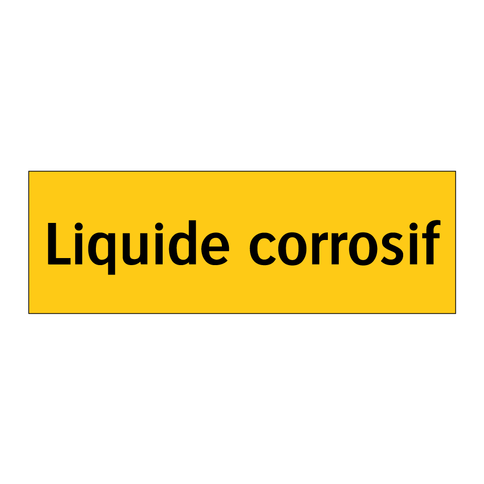 Liquide corrosif