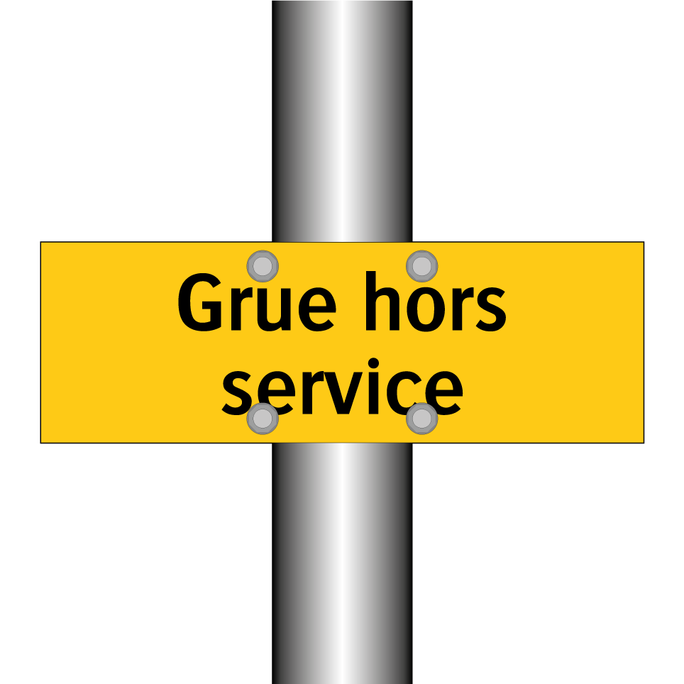 Grue hors service