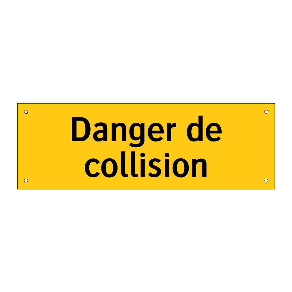 Danger de collision