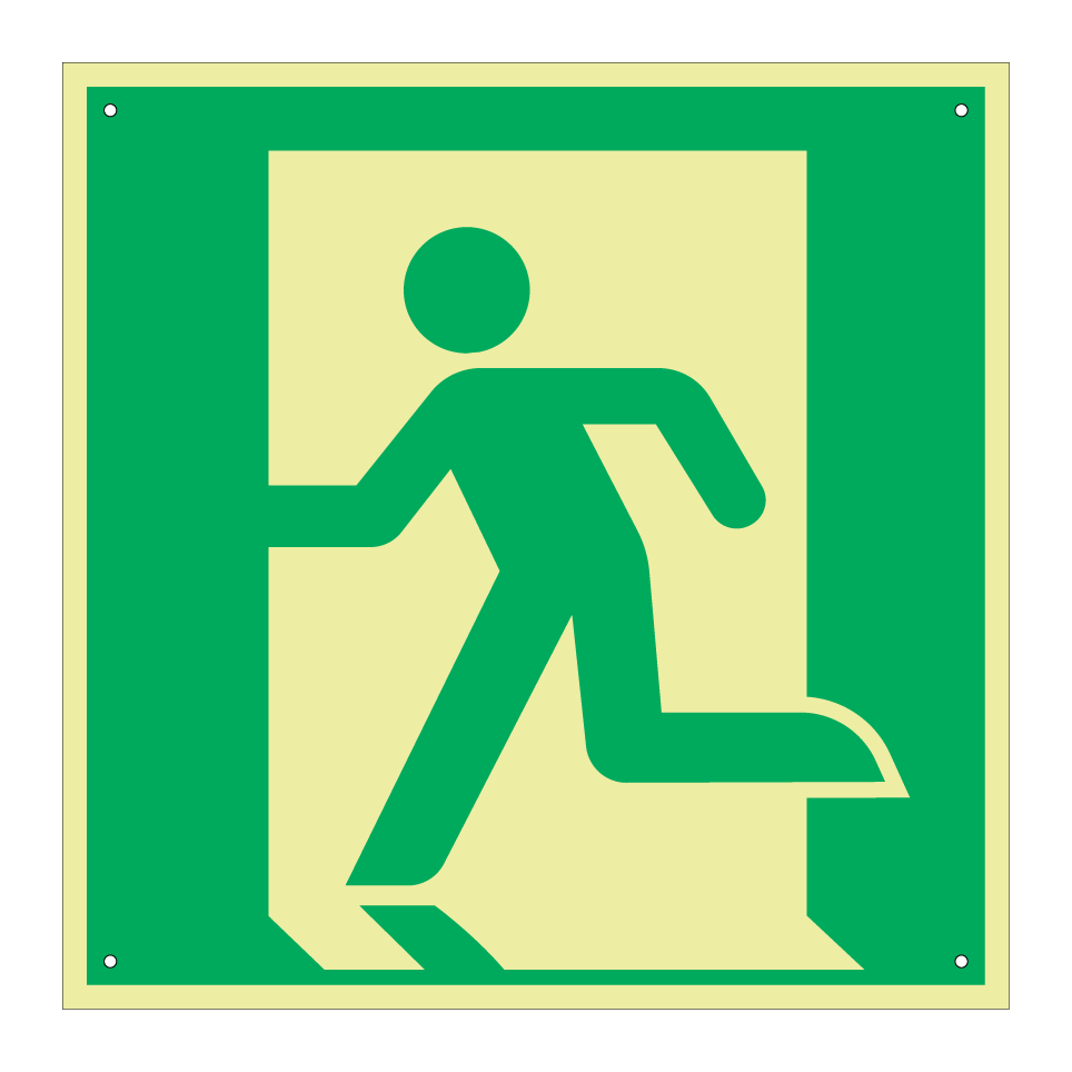 E001 Rettungsweg/Notausgang (links)
