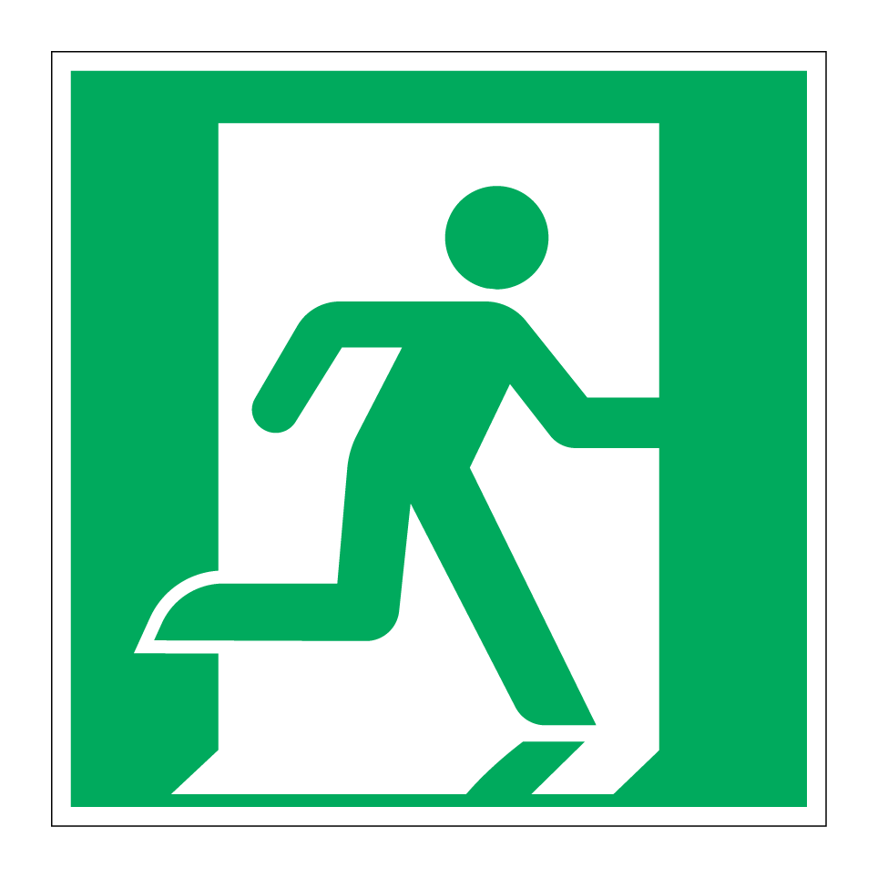 E002 Rettungsweg/Notausgang (rechts)