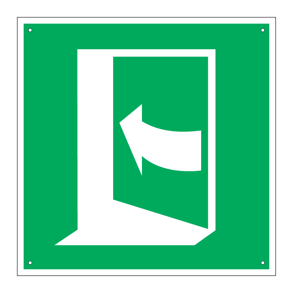 E022 La porte s'ouvre en appuyant sur le côté gauche
