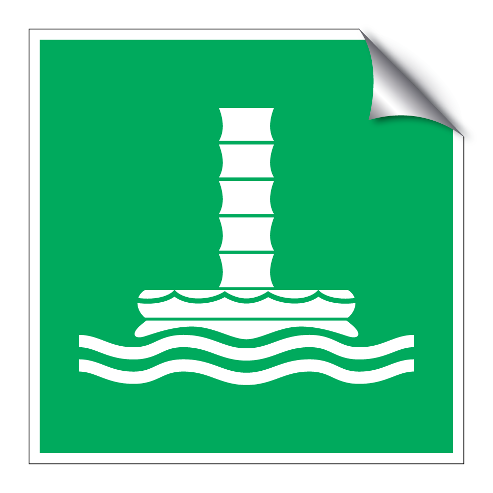 E055 Toboggan d'évacuation marine