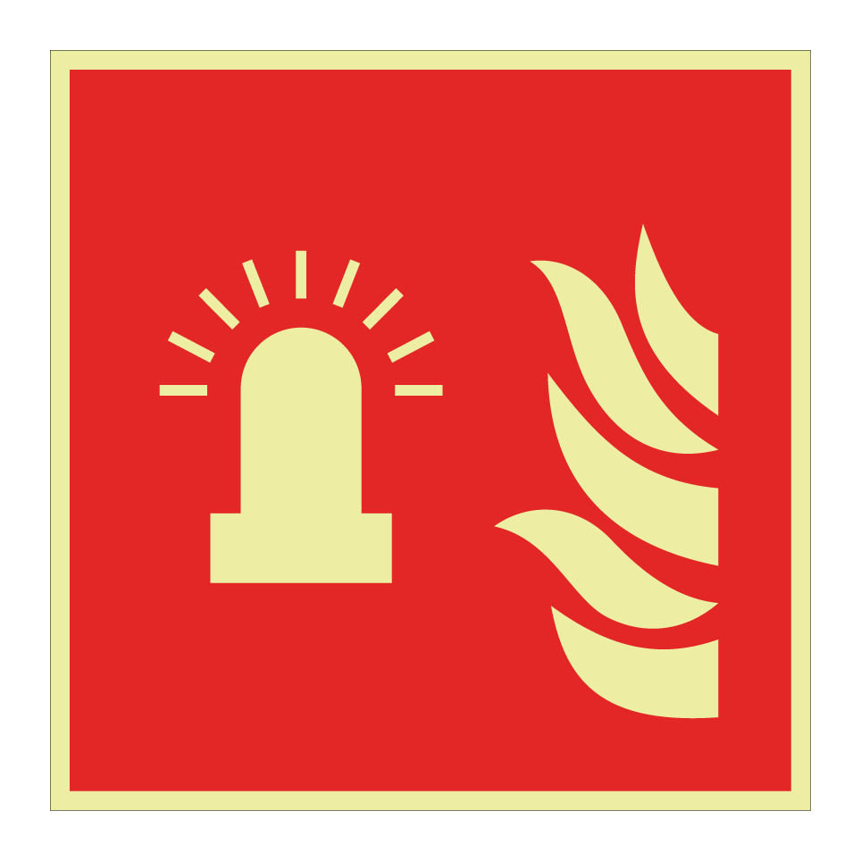 F018 Brandalarm-Blitzleuchte